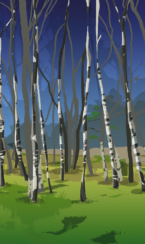 Birch (A3) by Nick Sellers