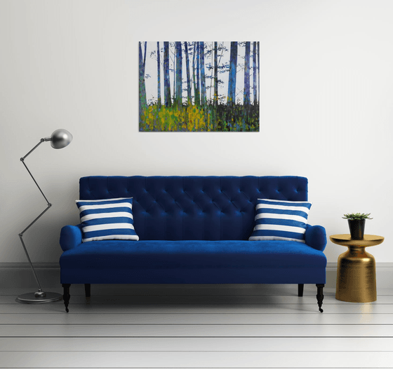 "My own forest" Contemporary Art Abstract