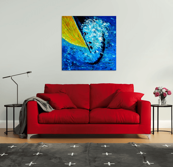 Marine Venture III ( Large- 40 "x 40" 102 x 102 cm )