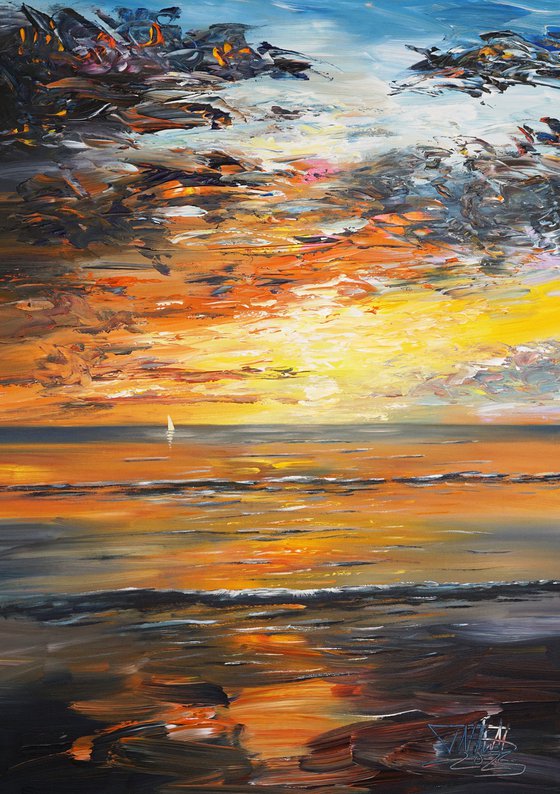 Romantic Seaside Sailing M 1