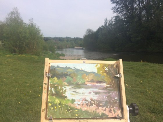 The River Usk at Abergavenny II