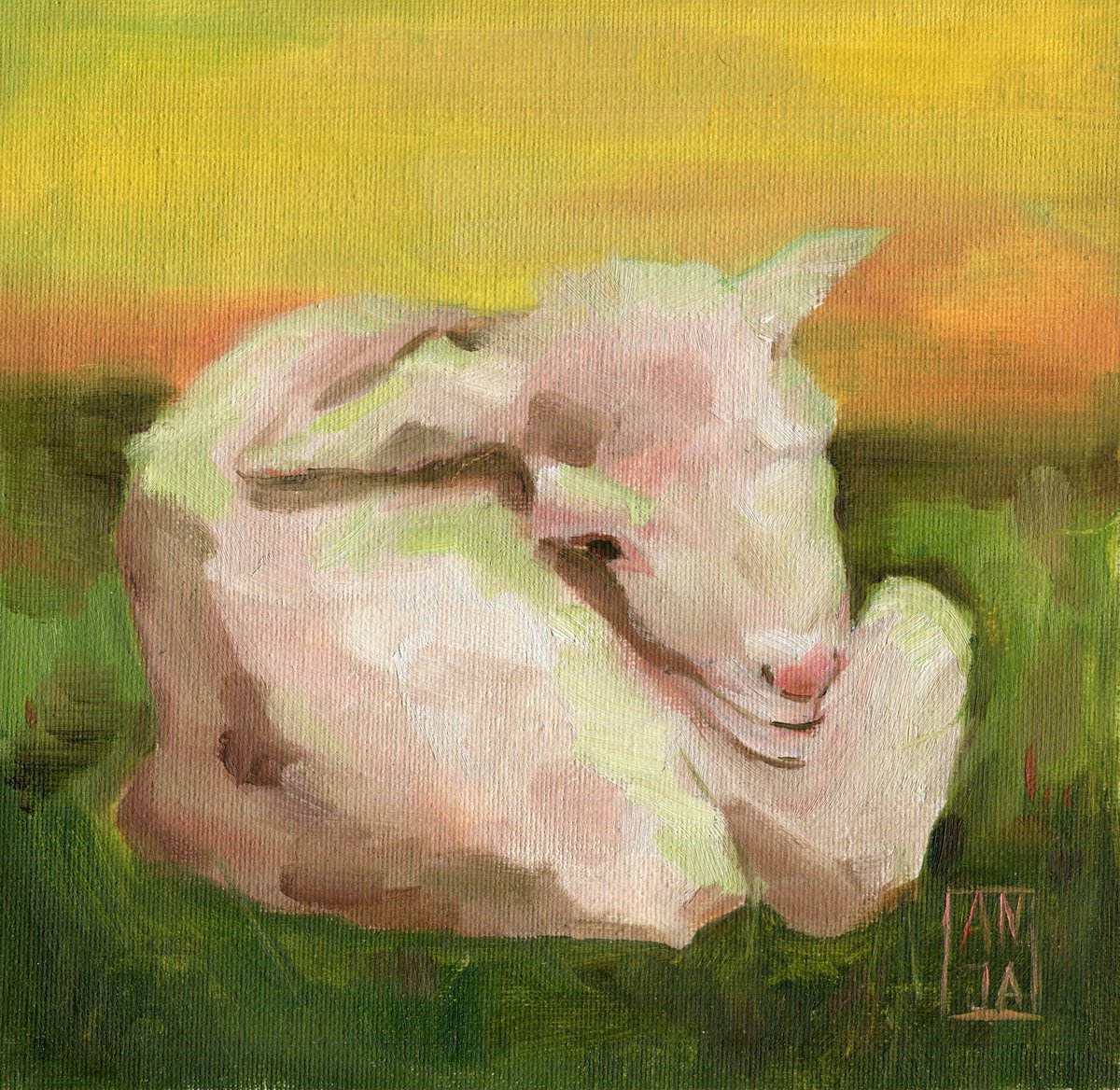 Sheep 2 by Anja Rudko