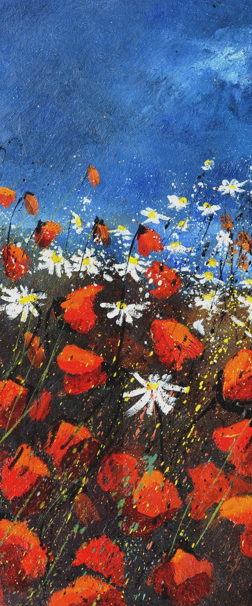 Red poppies by Pol Henry Ledent