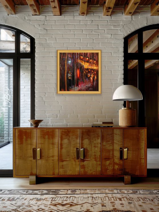 Streets of Soho in Rain