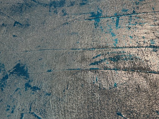 The Magic of Winter Abstrakt 80x130x2 cm