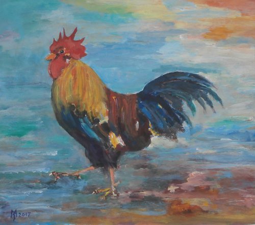 Rooster by Zoran Mihajlović Muza