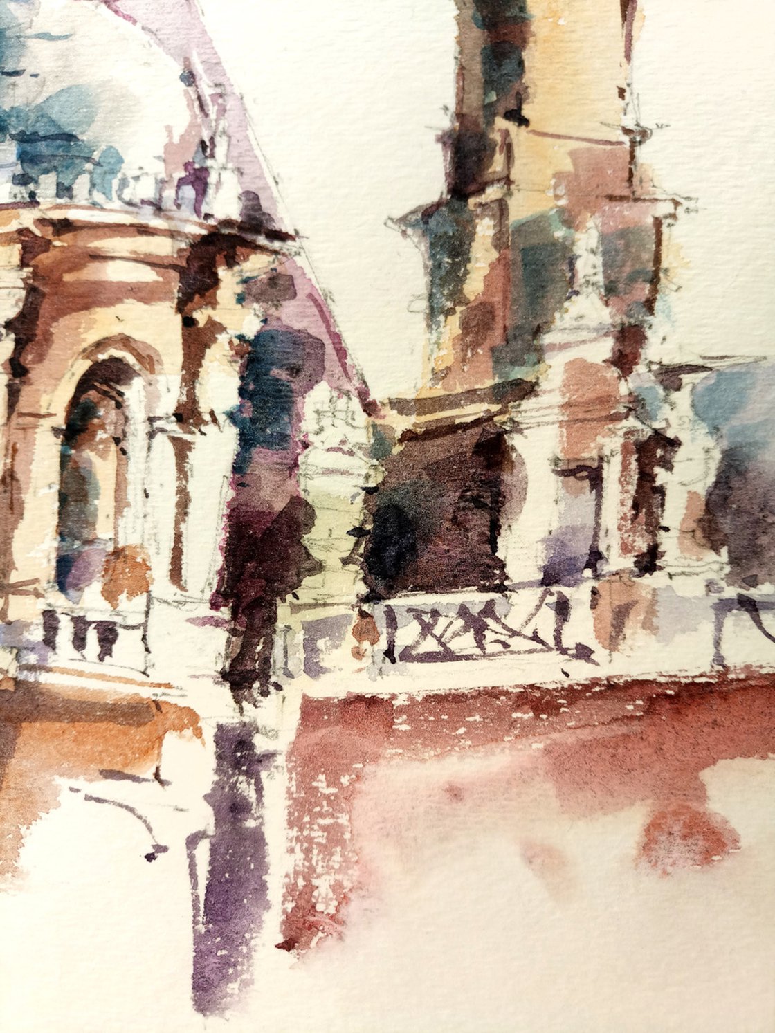 Watercolor with detailed rendering: …» — создано в Шедевруме