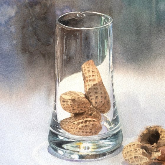 Peanuts in a Glass - Still Life