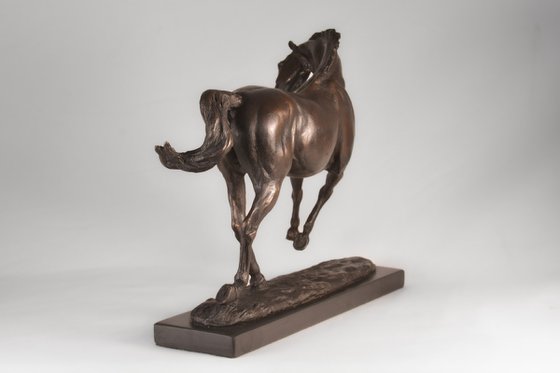 Playing Horse  Bronze Resin