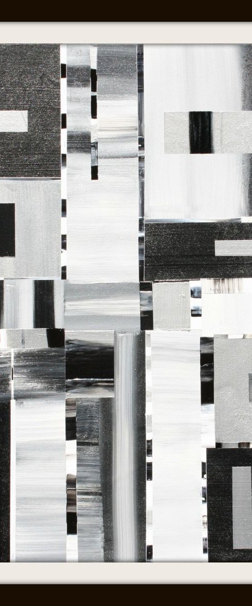 Black, Silver, White II Series by Robert Lynn