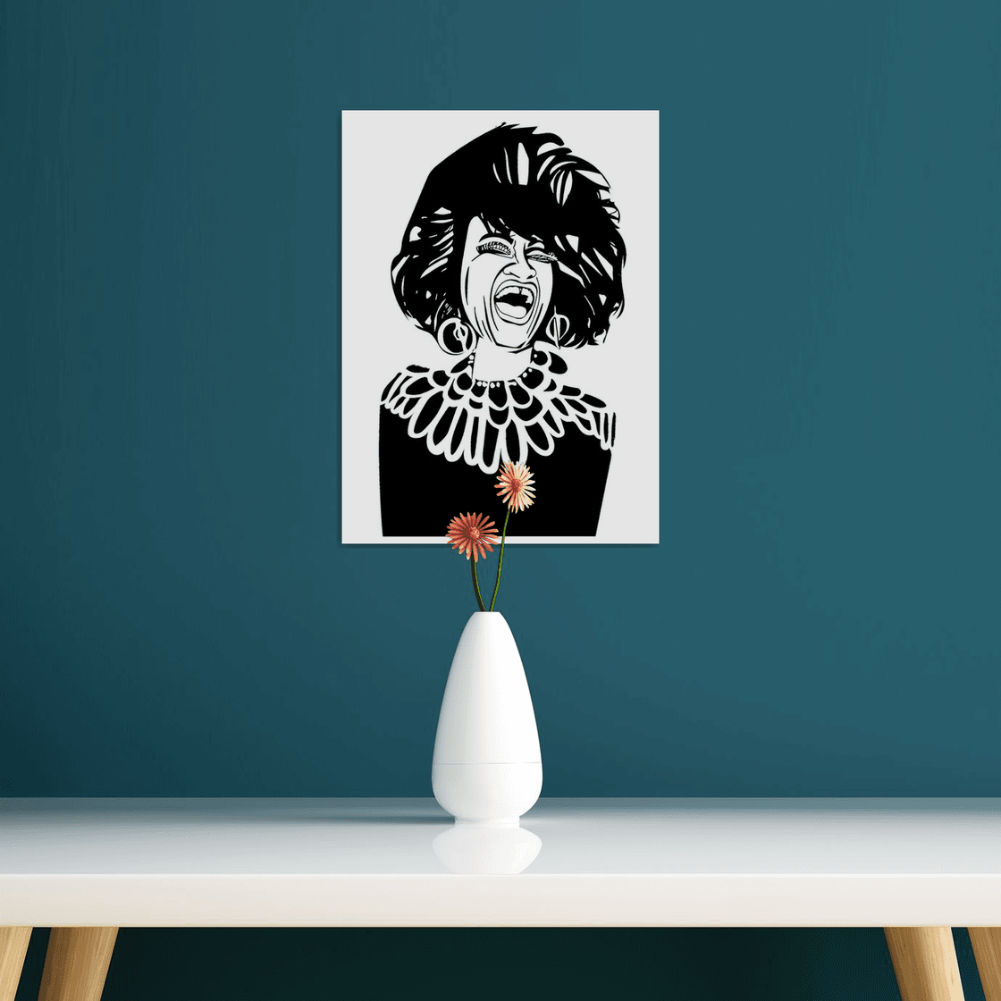 Celia Cruz Premium Matte Vertical Poster sold by Kingfisher Rachel