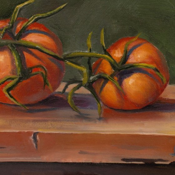 Still life with tomatoes