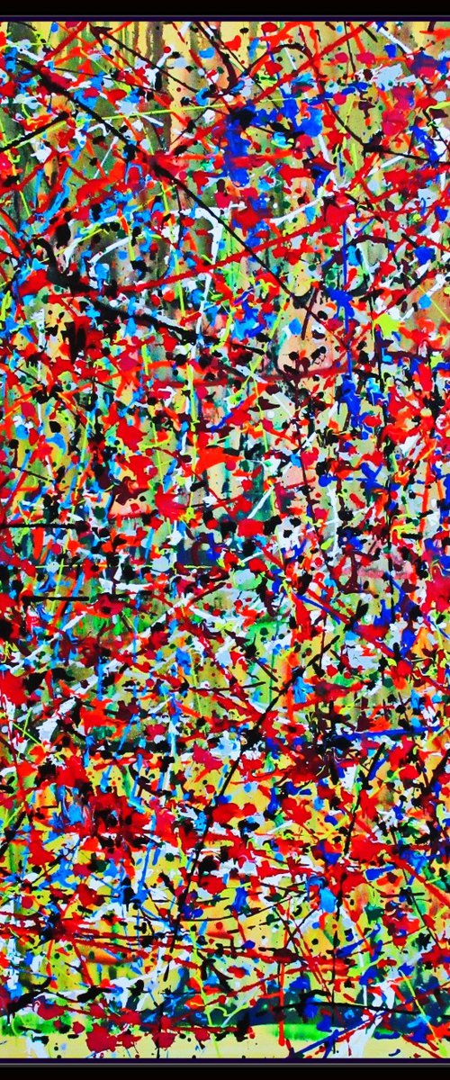 BRIGHTNES  WITH  J. POLLOCK,  framed by Tomaž Gorjanc - Tomo