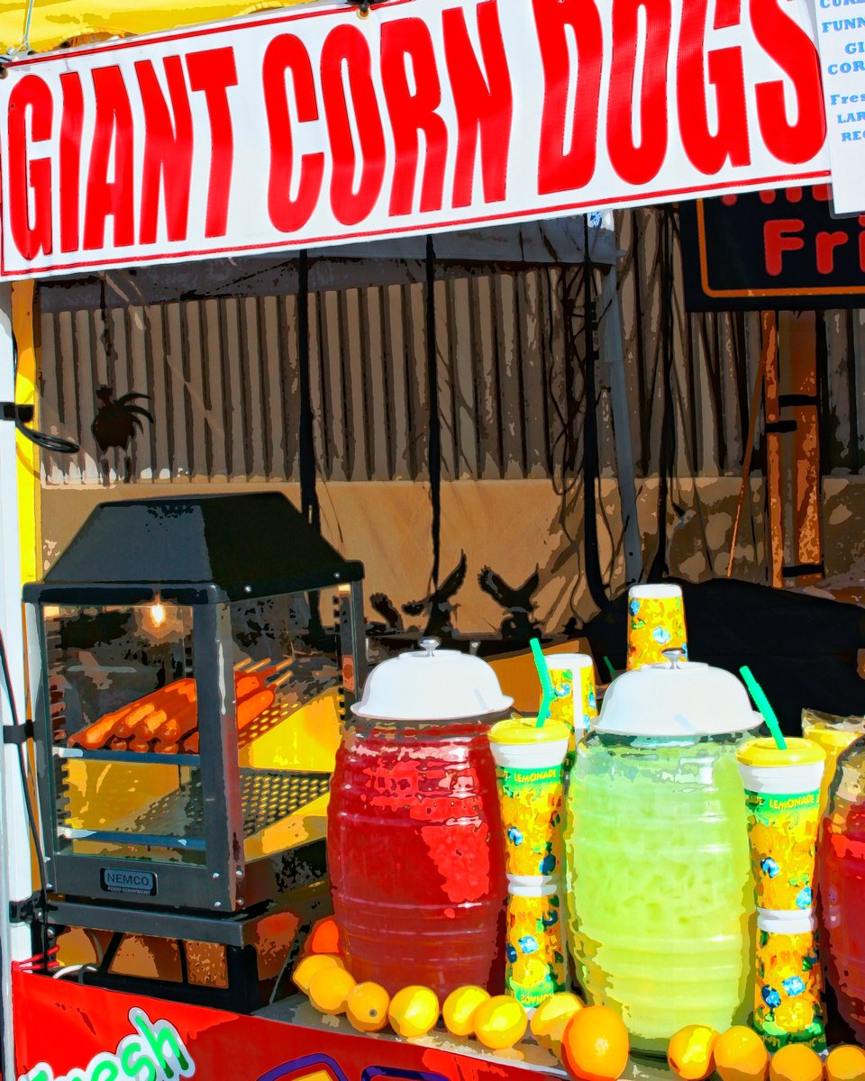 Impressionistic Photograph , Corn Dog Day Afternoon Indio Ca By William Dey, 18 X 22, Artwork For Sale On Artfinder