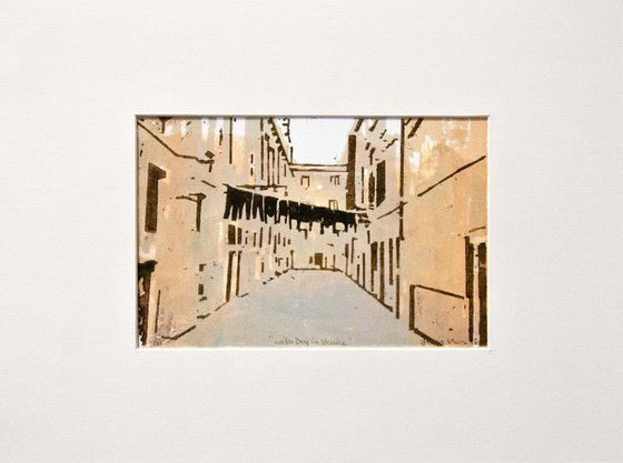 "Wash day in Venice" Prints -Series 3 , Print No 27