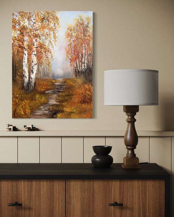 Golden Birches