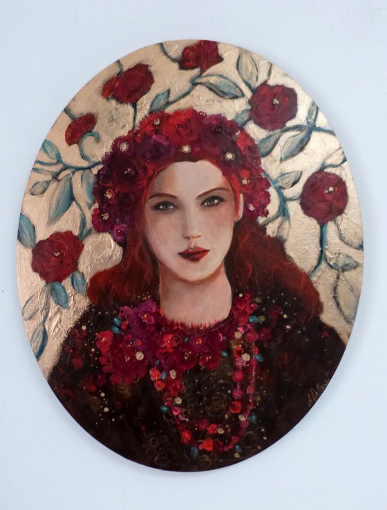 Lili Patchouli 50x40cm oval.