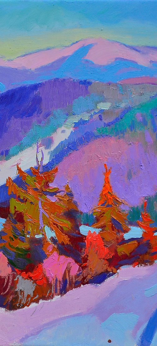 Winter Spruces by Alexander Shandor