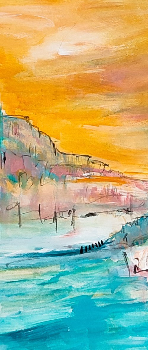 Les deux monts sur la mer by ÂME SAUVAGE