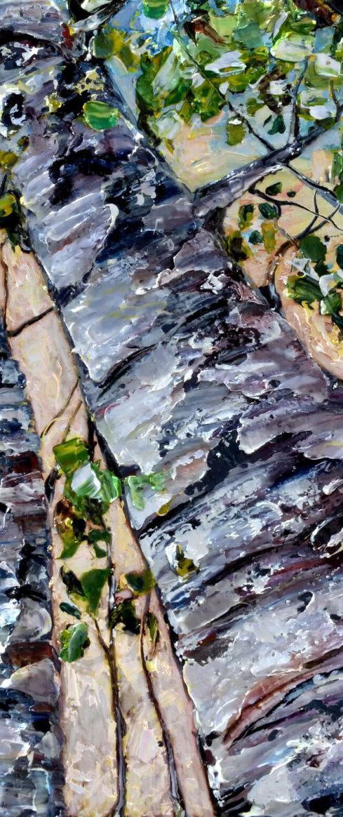 Spring Birch by Lena Owens at OLena Art