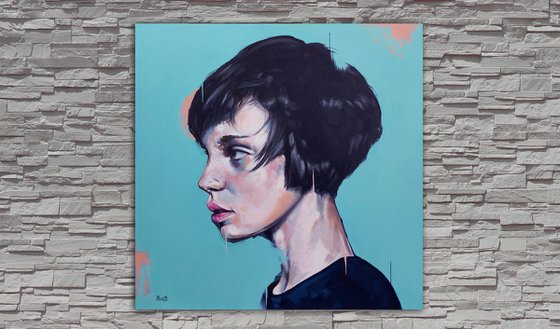 Portrait Painting(70x70cm)