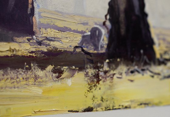 Australian Landscape with Gum trees