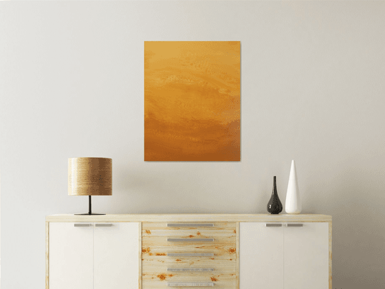 Honey Caramel - Gold Abstract