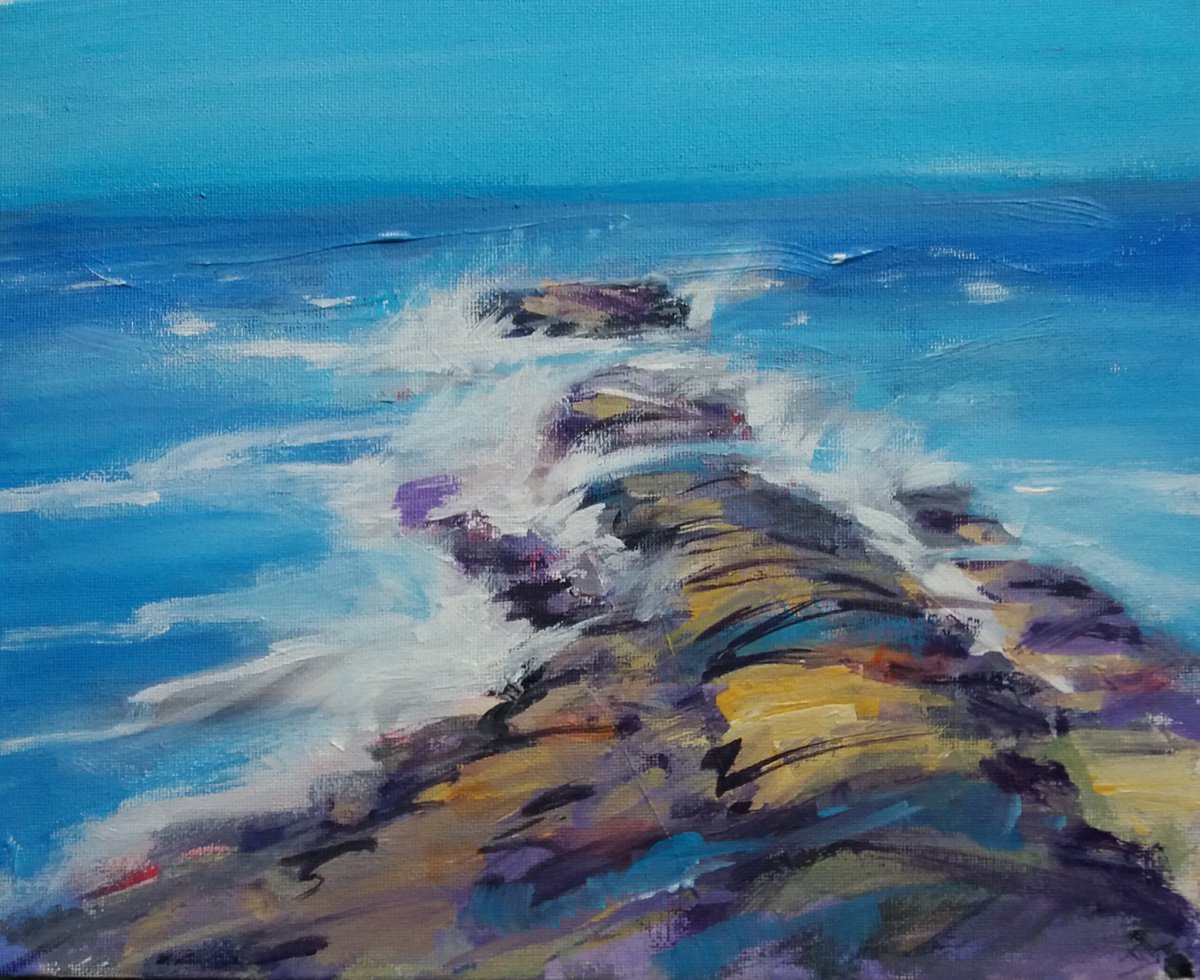 Filey Brigg 2, East Yorkshire by Jean  Luce