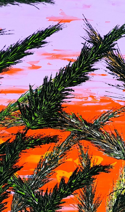 Grass In Purple Color by Daniel Urbaník