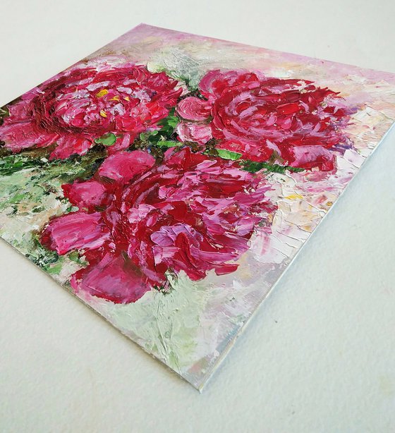 Three Peonies