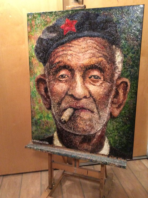 Portrait of a Cuban man