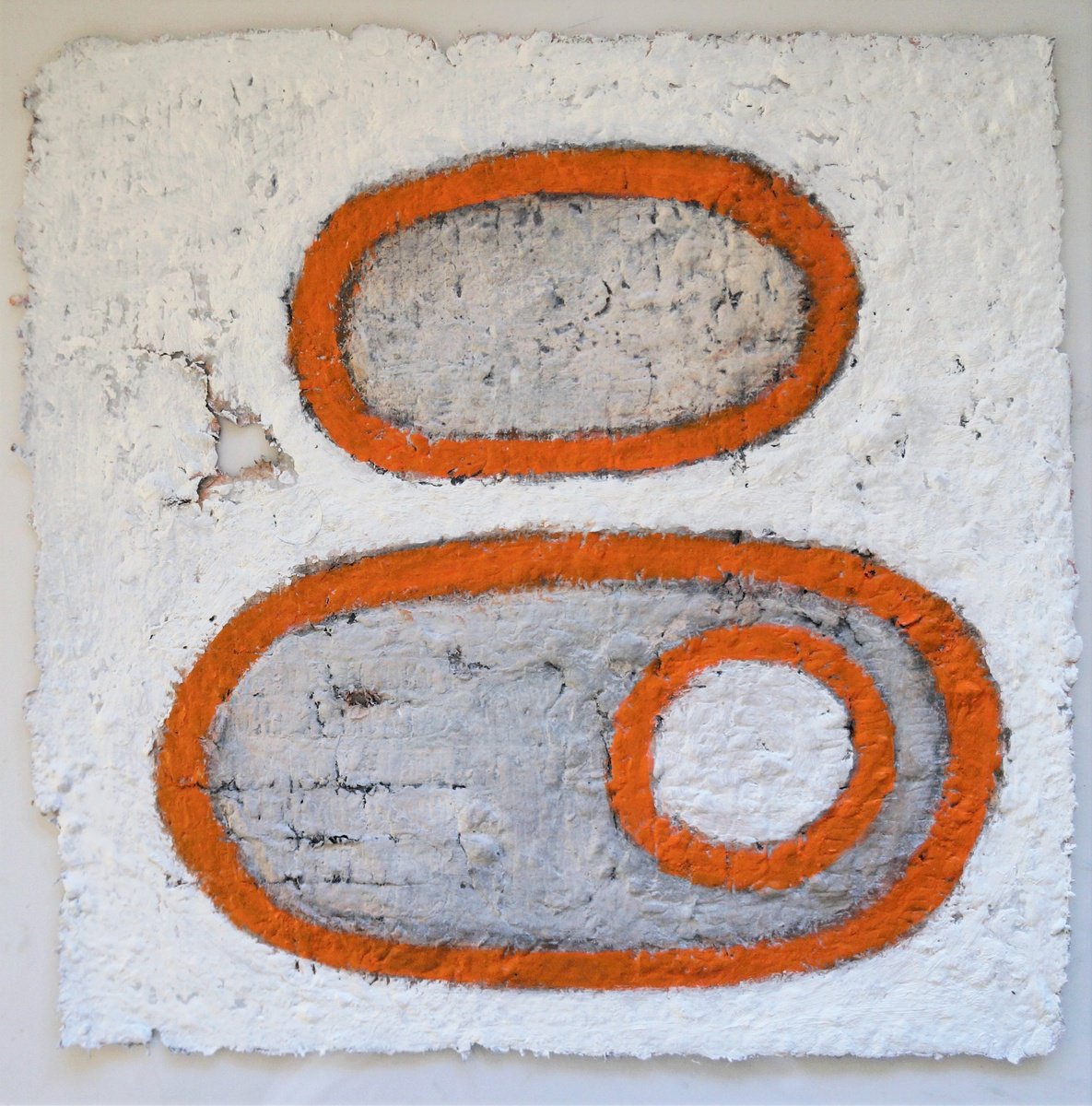 Geometric Abstract Painting By Anna Jannack, 12 X 12, Mind Shaping Viii, Original Artwork