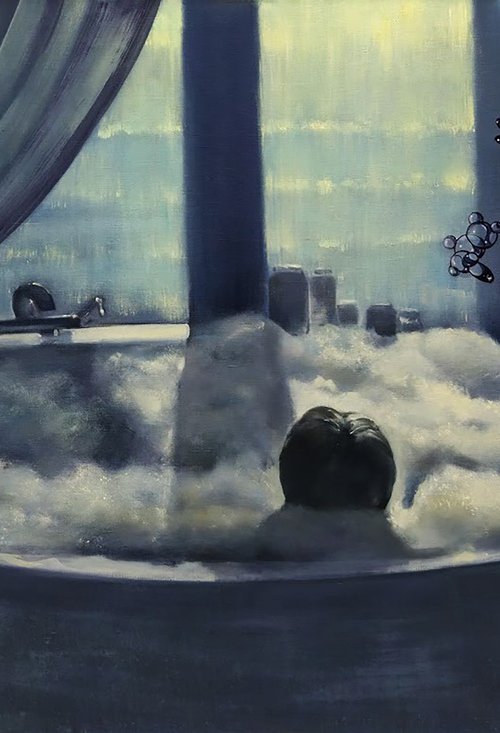 Taking a Warm Bath by Igor Konovalov