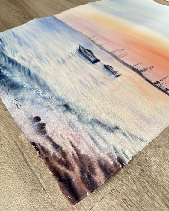 Calm Evening by the Water