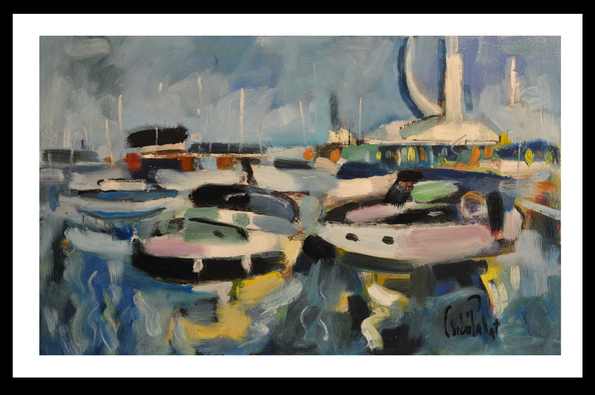 Boats at Portsmouth by Andre Pallat