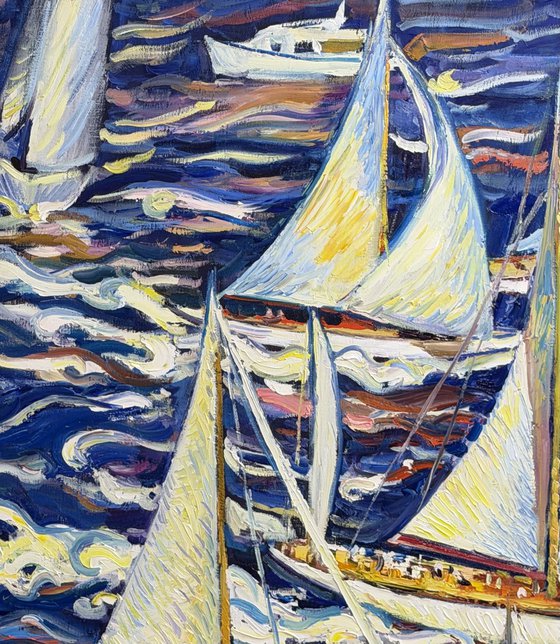 Sails of freedom in Saint-Tropez