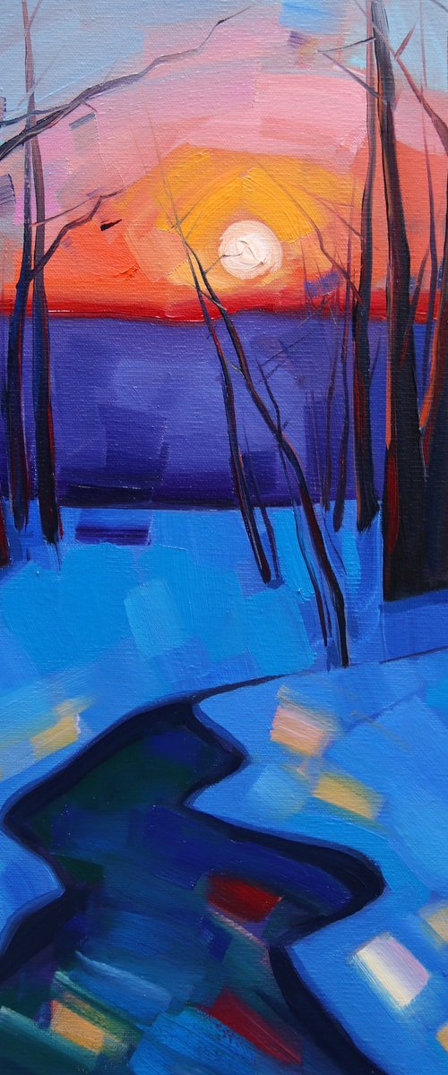 Winter evening by Tigran Avetyan