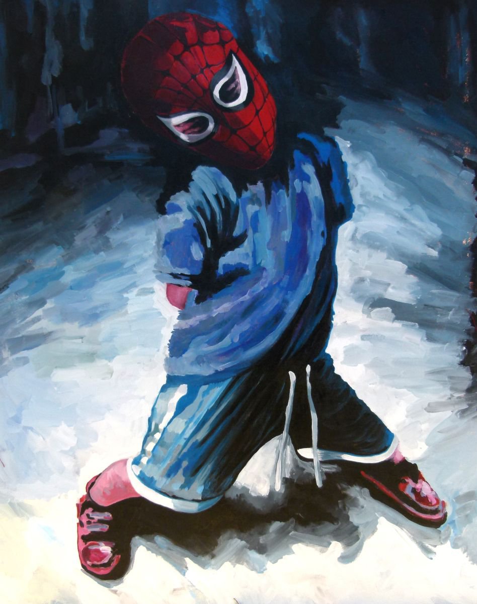 I am Spiderman by Inga Batatunashvili