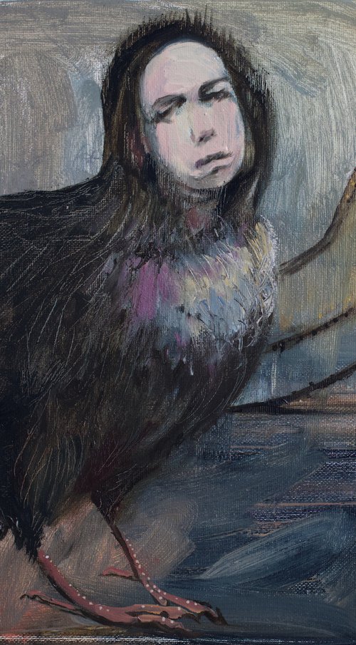 A Bird with a heavy face by Marina Skepner