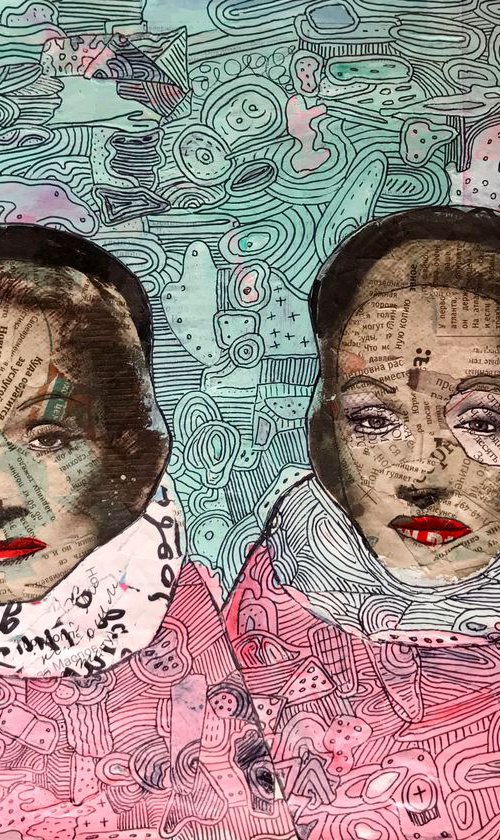 Two portraits of Marlene #6 by Pavel Kuragin