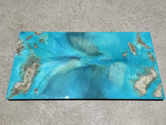 Aerial Seascape painting