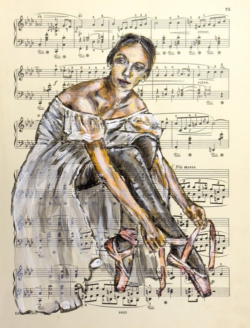 Ballerina LIII- Music Page by Misty Lady - M. Nierobisz