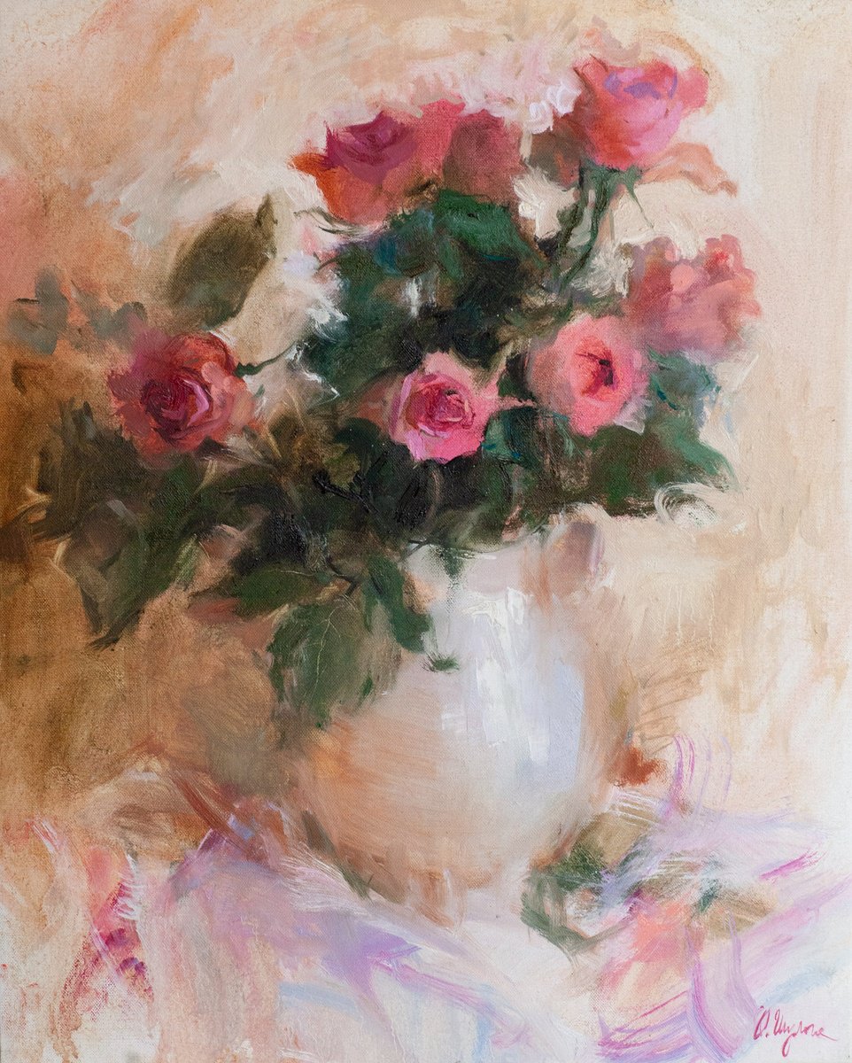 April roses by Oksana Shulga