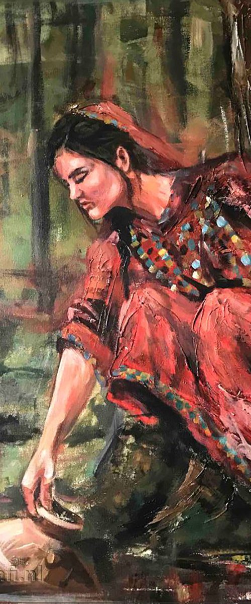 Afghaan Girl by Tawab Safi