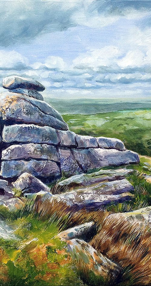 Shelstone Tor, Okement Valley, Dartmoor by Daniel Loveday