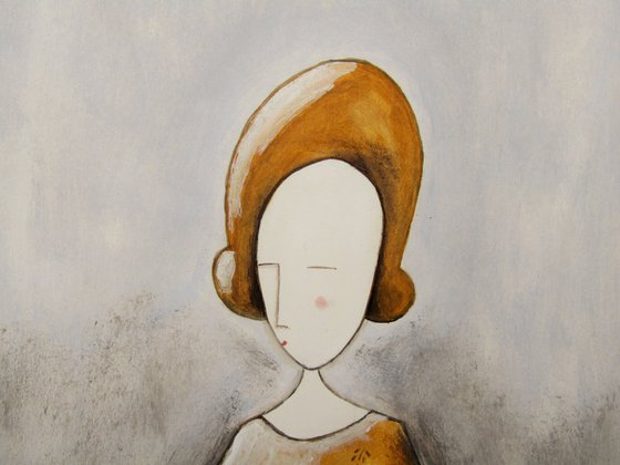 The woman in ocher