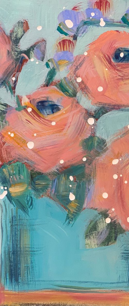 “Today’s Pink Flowers” by Holly Wojahn