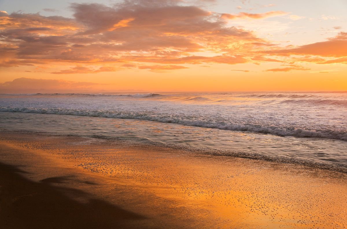 Photorealistic Photograph , Hossegor Gold By Andrew Lever, 60 X 40, Artwork For Sale On Artfinder