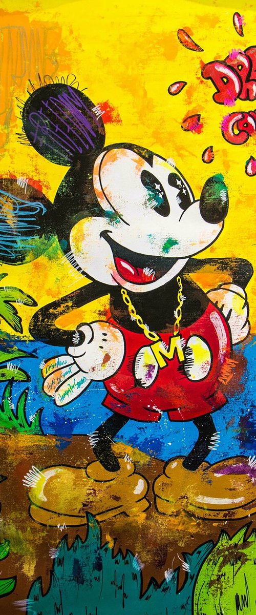 My private Island ft. Mickey Mouse by Carlos Pun Art