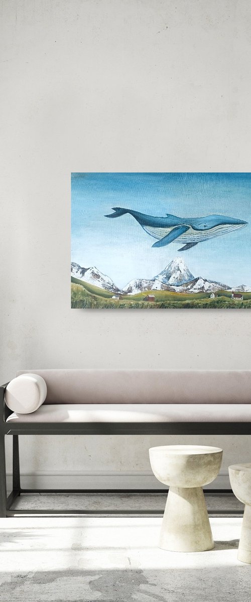 Flying Whale by Evgenia Smirnova